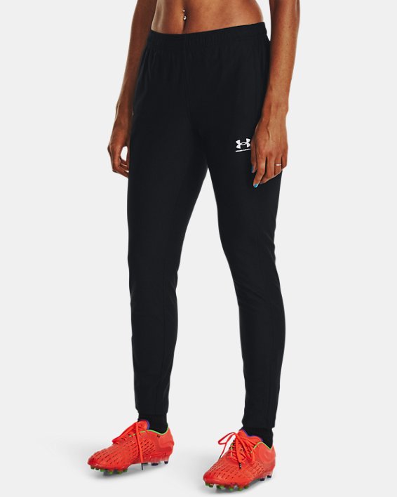 Women's UA Challenger Pique Pants, Black, pdpMainDesktop image number 0